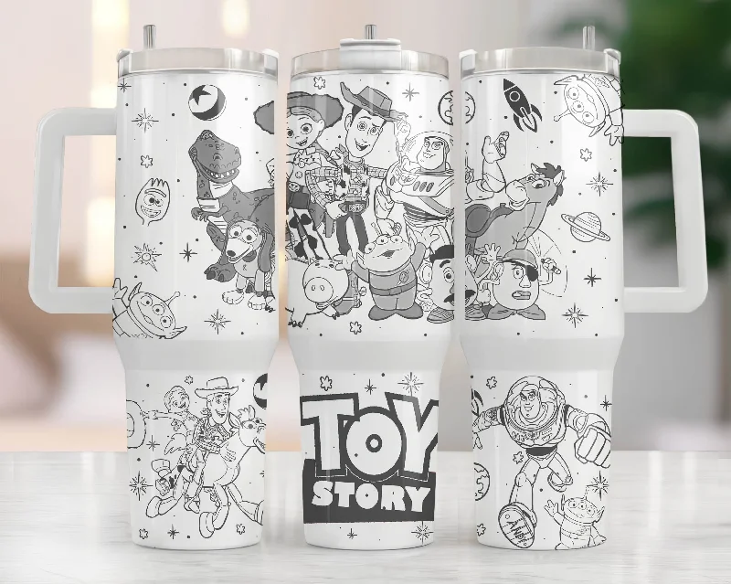 Travel Drinkware Sale Movies Characters 40oz Tumbler Wrap Png, Cartoon Characters  Toy story 40oz Tumbler Png, Magic Cartoon 40oz Tumbler Png Sublimation Design