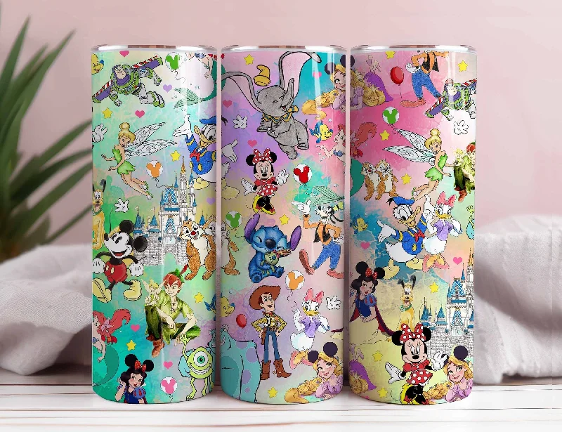 Elegant Glassware Sale Cartoon Characters glitter 20oz Tumbler Wrap,Mickey Minnie 20oz Skinny Straight, Stitch,Toy Story Tumbler Wrap,Digital Download,Kids Tumbler
