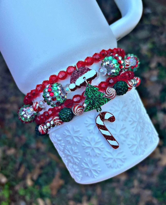 Unique Drinkware Gifts Making Spirits Bright Christmas Cup Bracelets