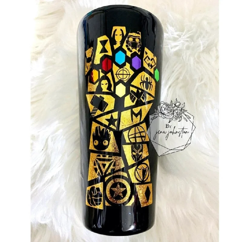 Chic And Trendy Marvel Thanos Epoxy Tumbler