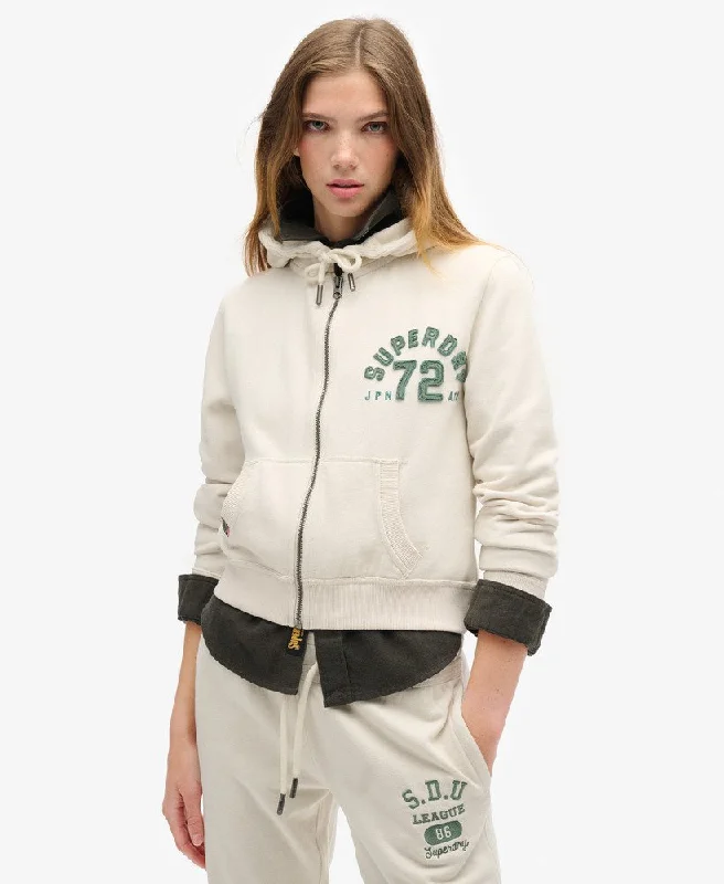 Big Savings On Minimalist Office Styles Athletic Relaxed Crop Ziphood | Turtledove Cream