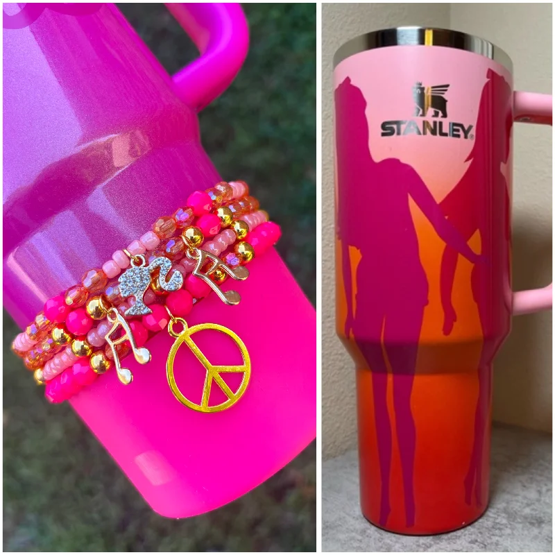 Personalized Drinkware Deals Twist and Turn Cup Bracelets