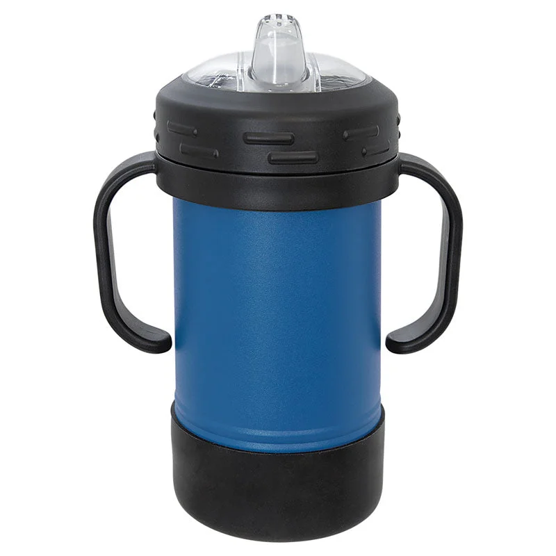 Stainless Steel Cups 10 oz Stainless Steel Insulated Training Sippy Cup Tumblers with Removable Handles