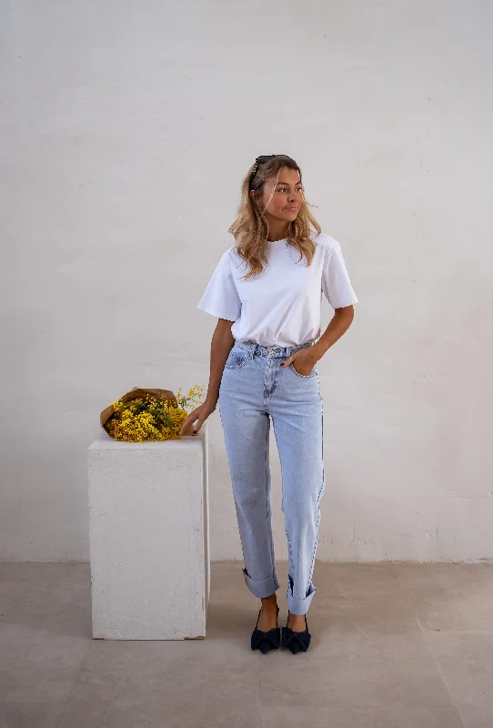 Limited Time Special Offer Light Blue Maddie Jeans