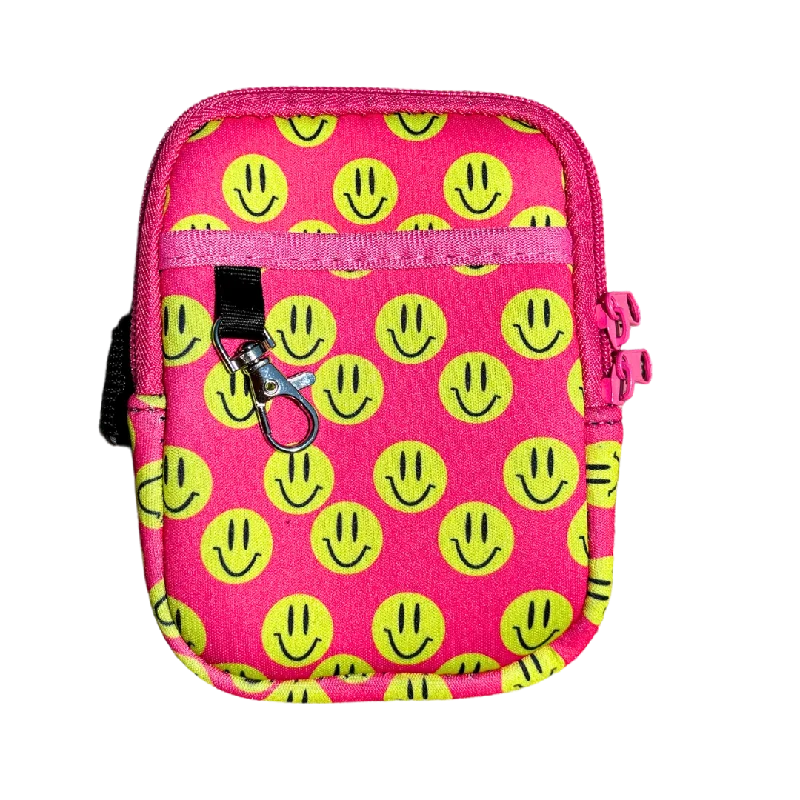 Drinking Glasses Sale Smiley Print Bottle Pouch