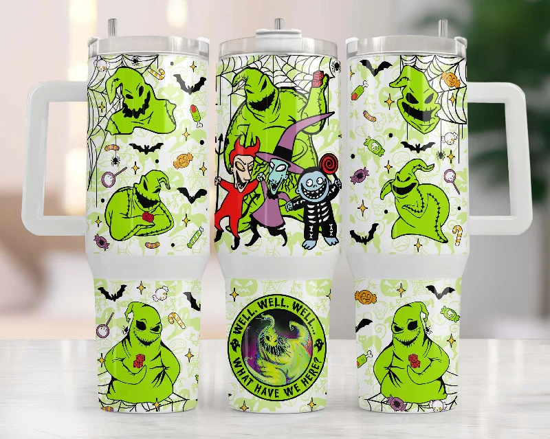 Special Drinkware Promotion Movies Characters 40oz Tumbler Wrap Png, Horror Characters 2 pieces 40 oz Tumbler Png, Horror Halloween Tumbler 40oz Png Sublimation Designs