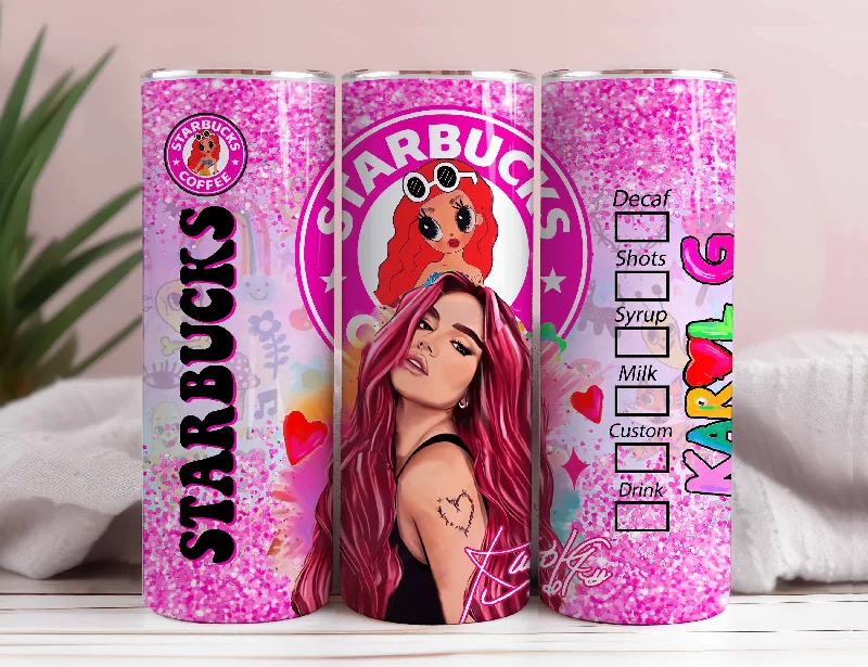 Drinkware Closeout Deals Karol New Mañana Será Bonito 20oz Sublimation Tumbler Wrap, Manana Sera Bonito Tumbler Wrap PNG, Karol G Tumbler Wrap, 20oz Tumbler Wrap
