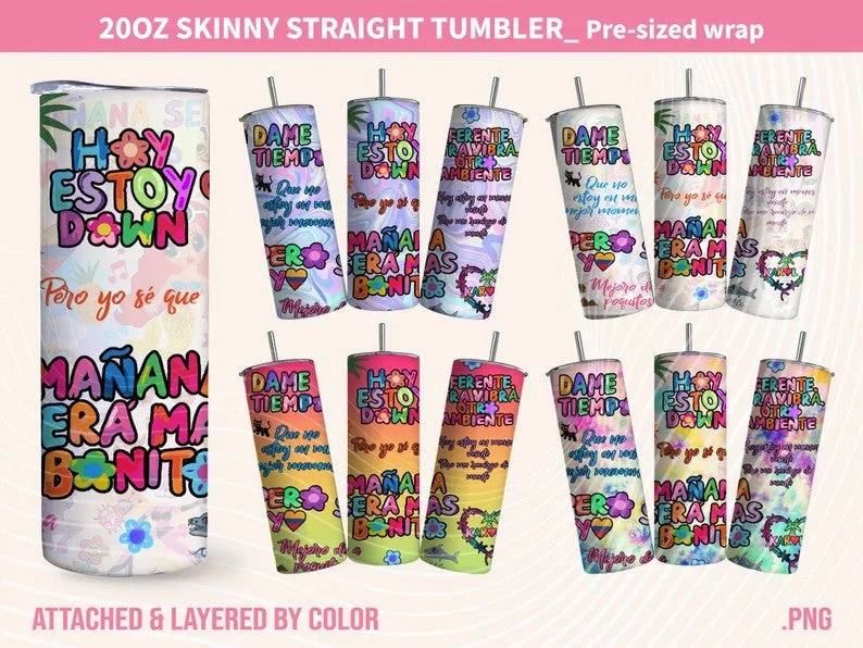 Christmas Drinkware Sale Bundle Karol G manana sera bonito tumbler, Karol G PNG, Karol G 20 oz glass can wrap, Manana Sera Bonito PNG, Karol g, mañana sera bonito